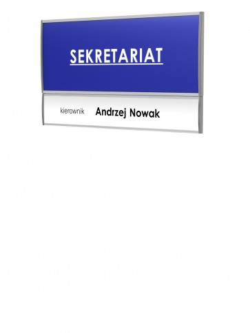 Tabliczka - zestaw profili informacyjnych 72x194mm  Art 075