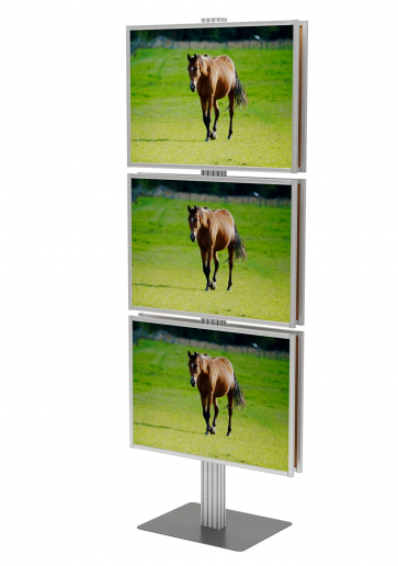 Stojak informacyjny na 6 plakatów A2 Art. 504D