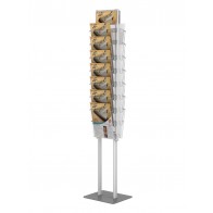 Stojak składany dwustronny na ulotki 14 xA4  art 368v2