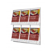 Prezenter ścienny na ulotki A4 pionowo Art 233