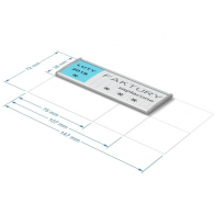 Szyldzik opisowy 36 x 194 mm Art 541