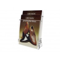 Stojak na ulotki A4, 2 kieszenie pionowo art 332