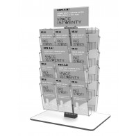 Obrotowy stojak na biurko 8 kieszeni A4/A5/DL + toper DL  Art 3081