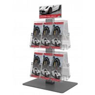  Obrotowy stojak na biurko 4 kieszenie A4/A5/DL + toper DL Art 3085