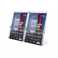 Stojak na ulotki A5, 2 kieszenie pionowo art 319