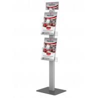 Stojak na ulotki 2 kieszenie A4 pionowo art 361K