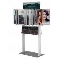 Przeglądarka plakatów A3 20 ramek + 4 Kieszenie A4 Poziomo + topper Art 510