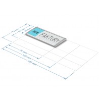 Szyldzik opisowy mały 36x75mm  Art 540