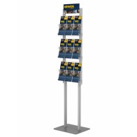 Składany stojak na ulotki 3 kieszenie A4 poziomo ( ulotki A4 A5 i DL ) art 427