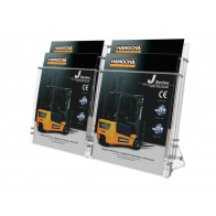 Stojak na ulotki A4, 4 kieszenie pion - poziom art 346