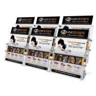 Stojak na ulotki A6 / DL, 6 kieszeni pion - poziom art 339