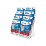 Stojak na ulotki A6 / DL, 8 kieszeni pion - poziom art 340