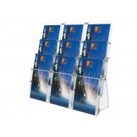 Stojak na ulotki DL, 9 kieszeni pion - poziom art 327