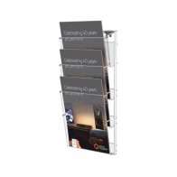 Prezenter na ulotki ,zestaw 3 kieszeni A4 na ścianę   Art 250