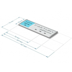 Szyldzik opisowy 36 x 194 mm Art 541