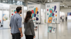 Wysokość standu reklamowego – jak dobrać ekspozycję, żeby materiały były dobrze widoczne?